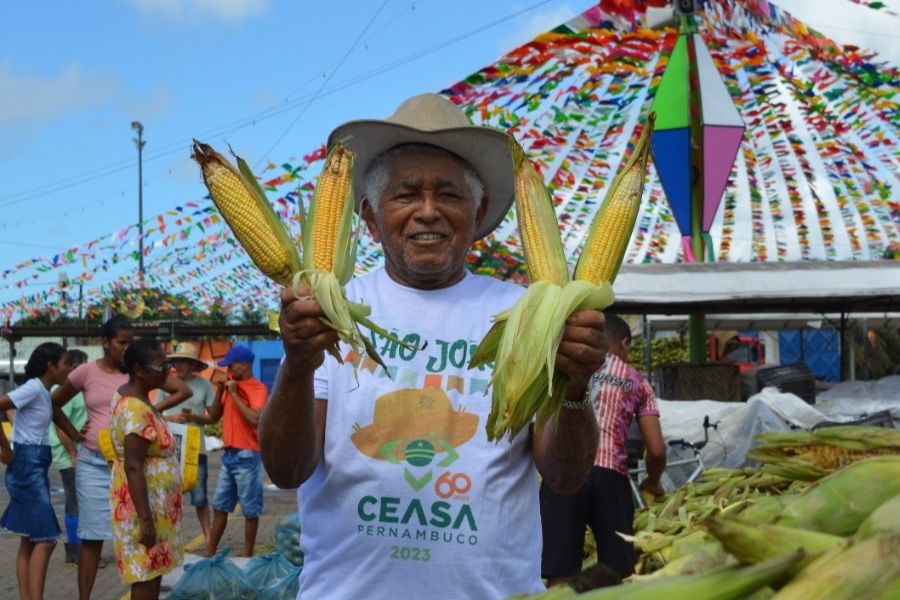 Ceasa-PE celebra crescimento na oferta e estabilidade nos preços do milho verde no mês de junho
