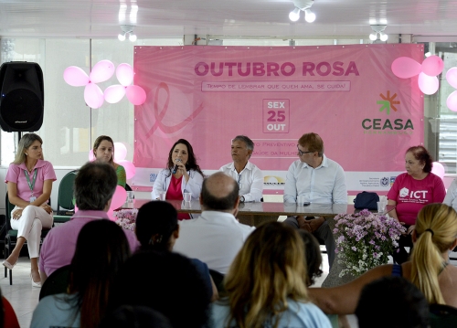 Ceasa-PE celebra o Outubro Rosa com ações de Saúde e Cidadania para as mulheres 