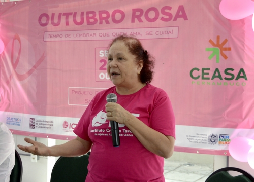 Ceasa-PE celebra o Outubro Rosa com ações de Saúde e Cidadania para as mulheres 