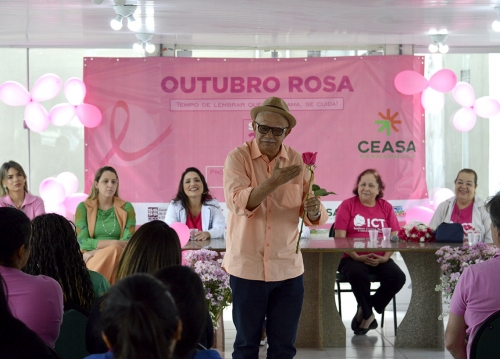 Ceasa-PE celebra o Outubro Rosa com ações de Saúde e Cidadania para as mulheres 